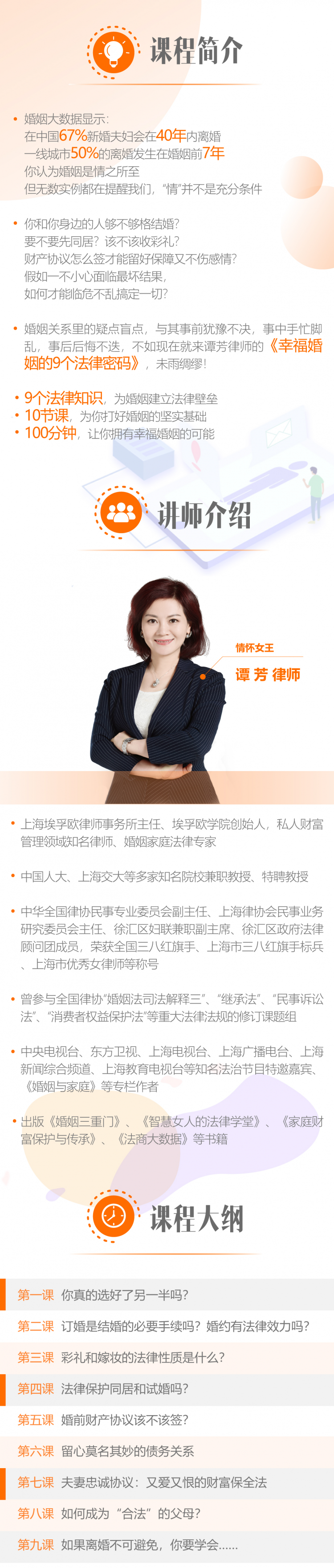 谭芳律师：幸福婚姻的9个法律密码