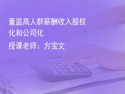 10.董监高人群薪酬收入股权化和公司化
