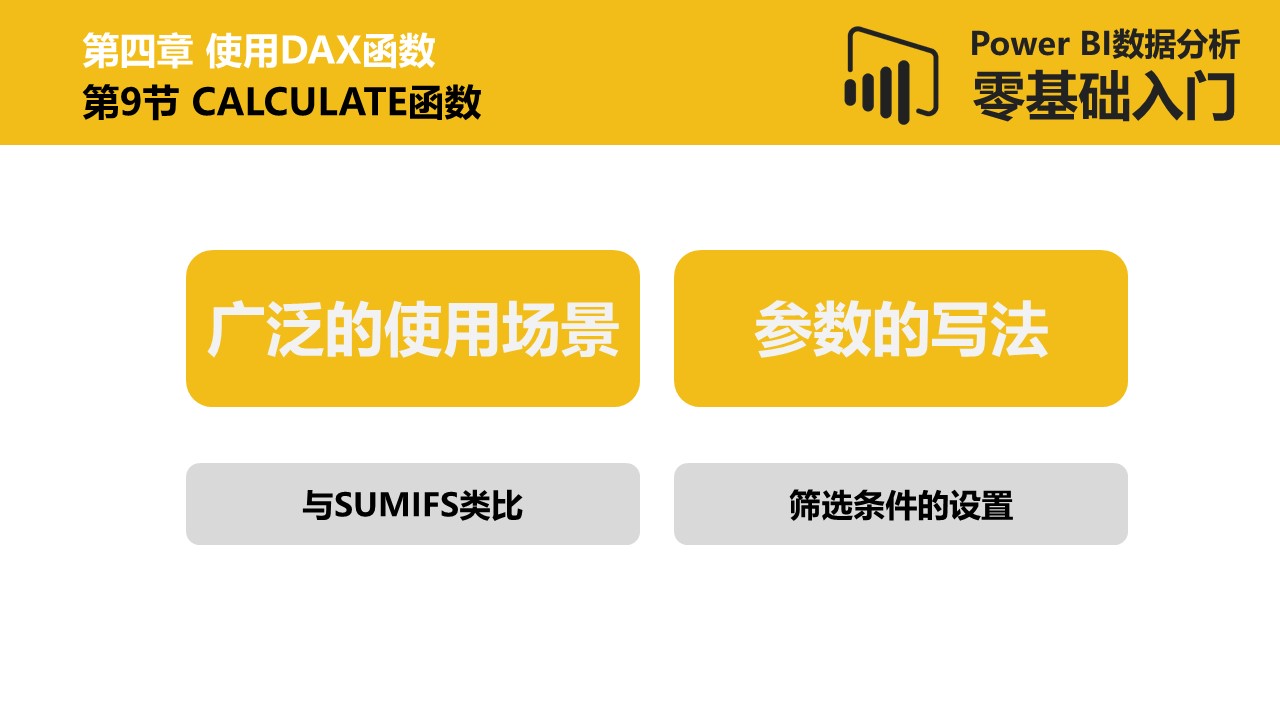 Power BI数据分析零基础入门