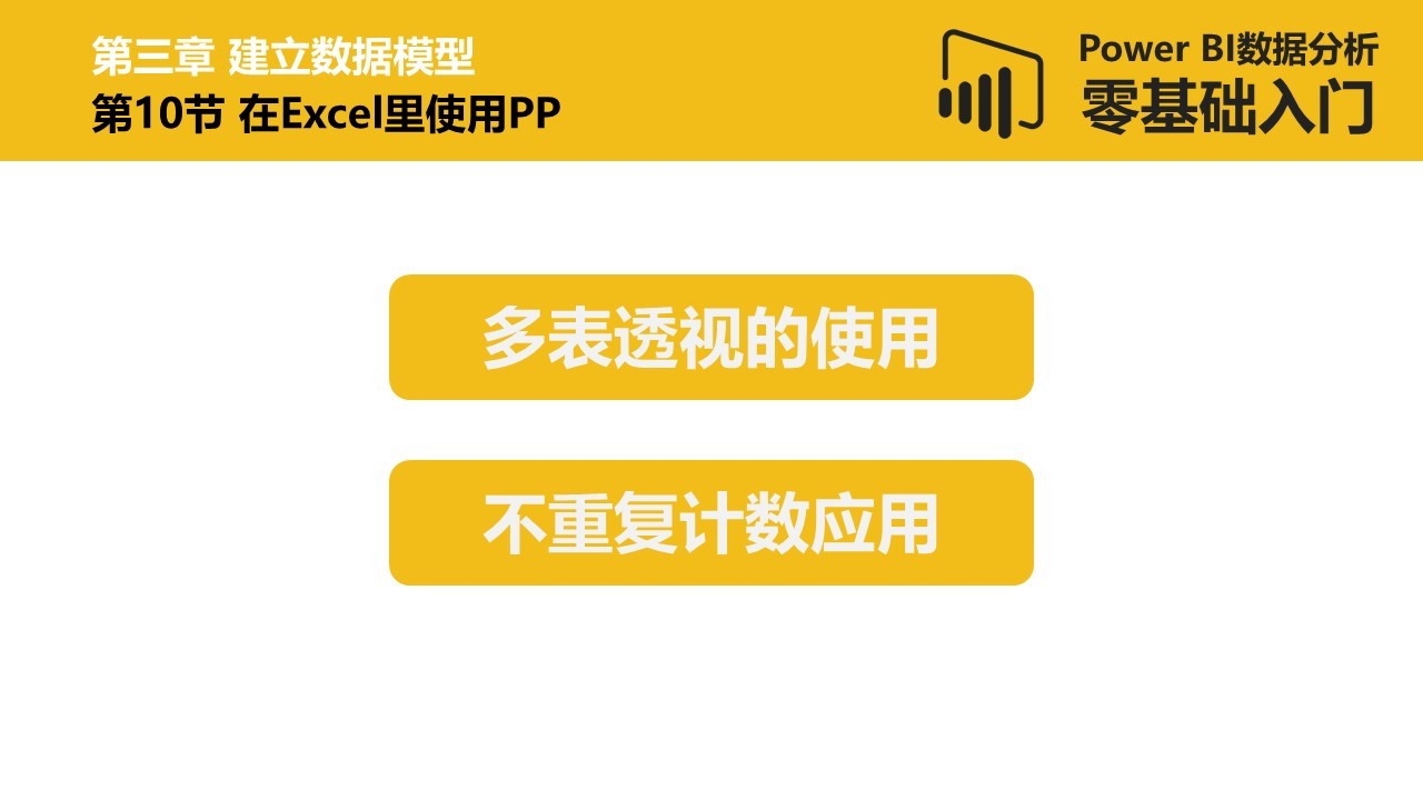 Power BI数据分析零基础入门