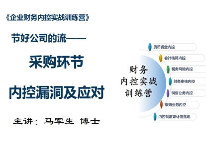 6采购环节内控漏洞及应对（上）
