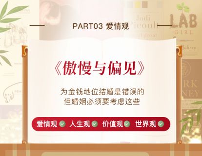 16、《傲慢与偏见-下》为金钱地位结婚是错误的，但婚姻必须要考虑这些