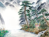 晓春姐姐“画”诗词：《山居秋暝》