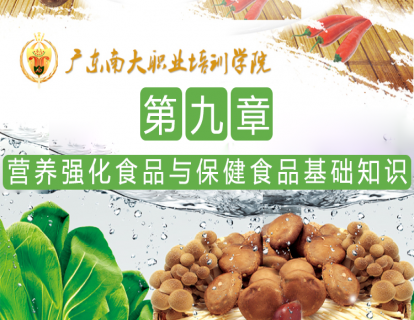 第九章 营养强化食品与保健食品基础知识