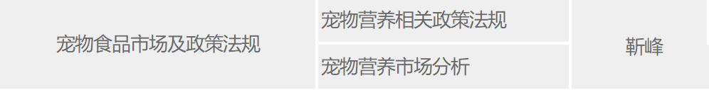 宠物食品市场及政策法规-靳峰