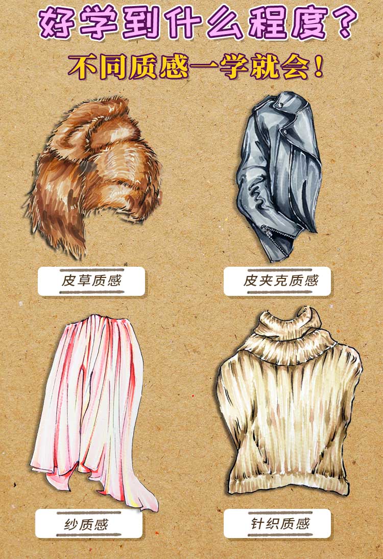 新手入门服装设计课-懂设计穿的更美 手绘画画