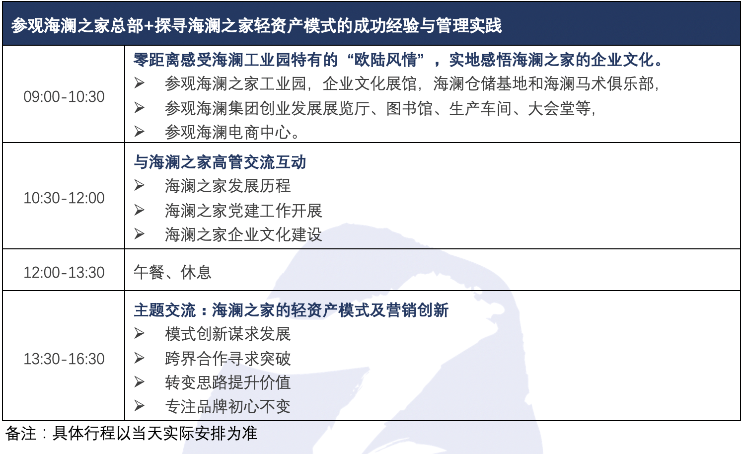 海澜之家（江苏江阴）考察参观参访