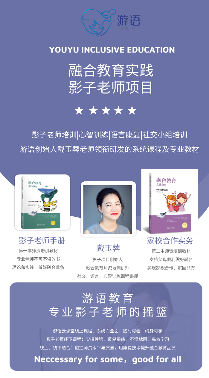 如何制定和实施融合教育计划（初阶）——影子老师技能培训