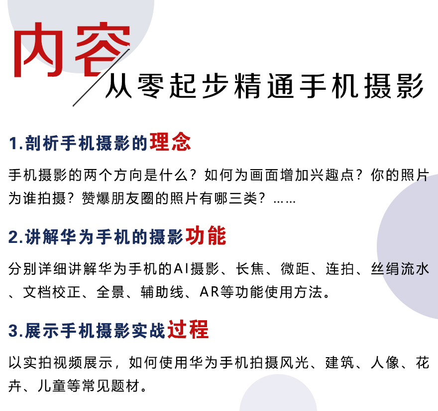 华为手机摄影从入门到精通