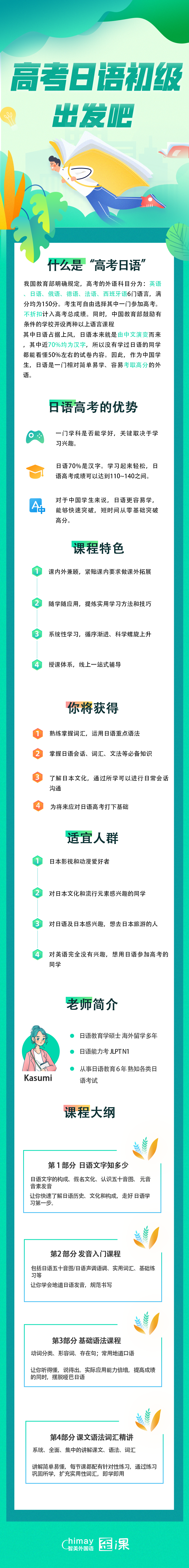高考日语初级 出发吧！