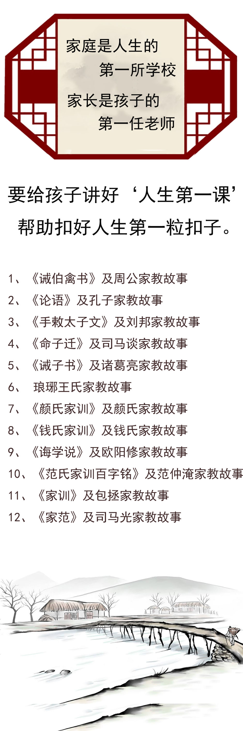 中国历代家风家训