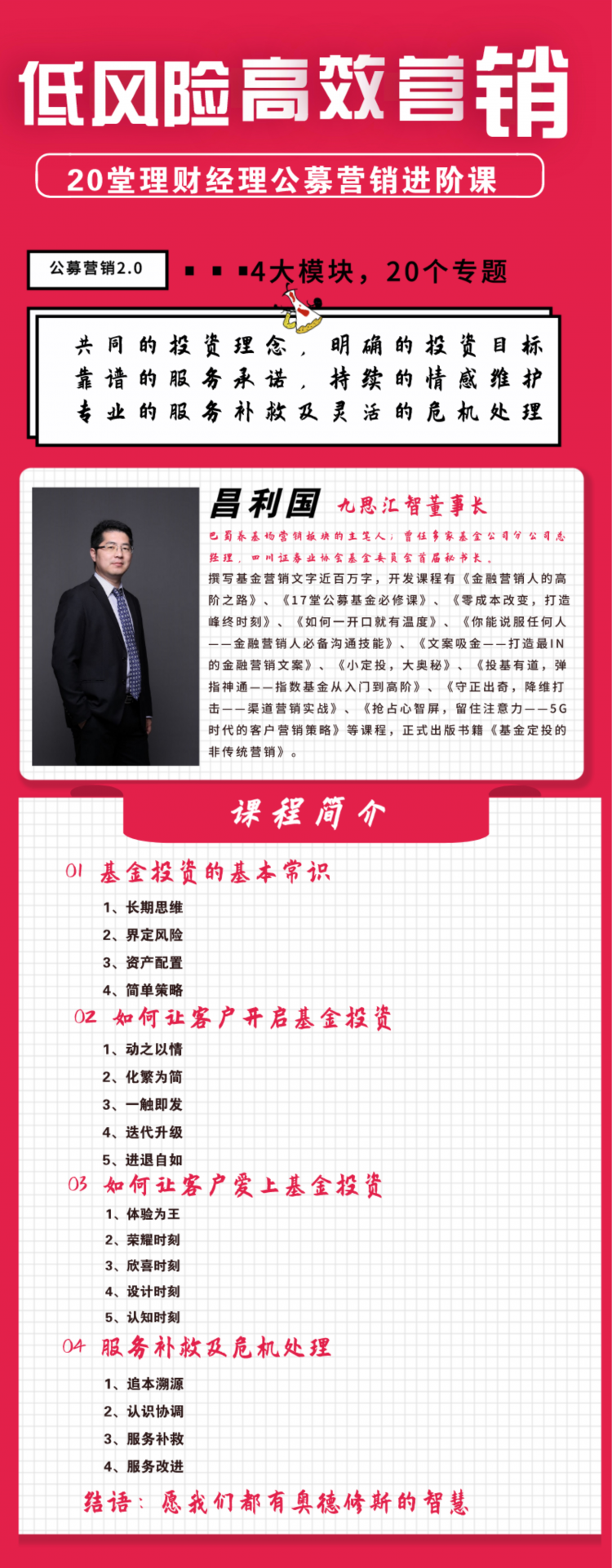 高效营销：20堂公募营销必修课