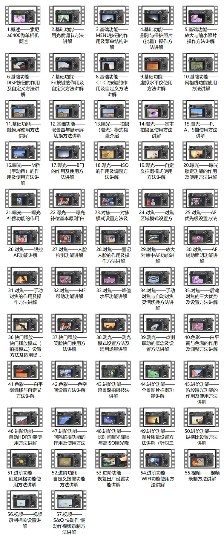 索尼A6400相机摄影、摄影理论及后期技法从入门到精通