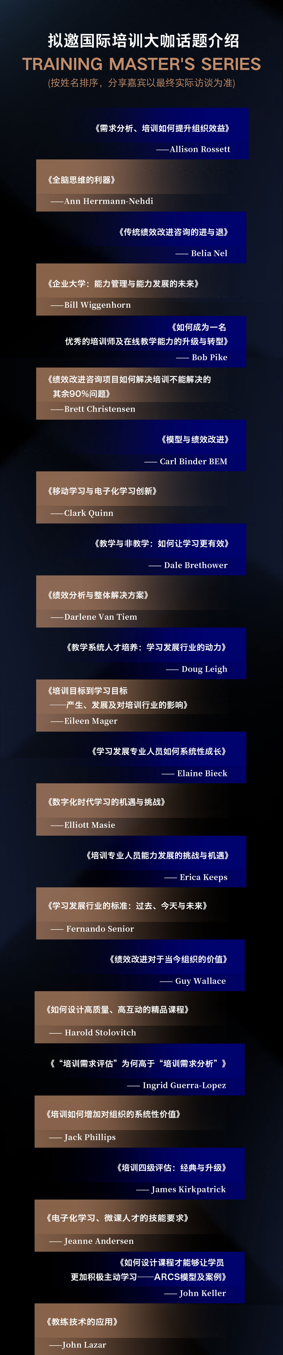 国际培训大咖50谈 第23集