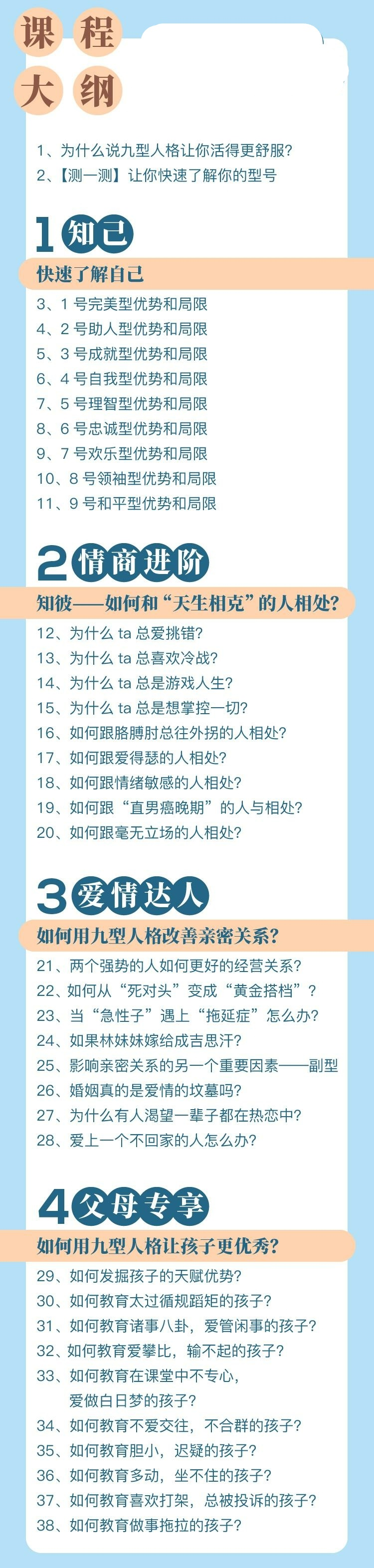 蔡敏莉的九型人格课看懂自己，了解他人