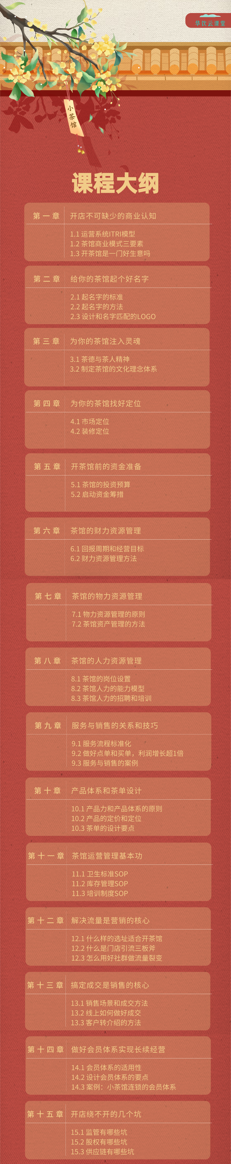 教你开一家赚钱的小茶馆