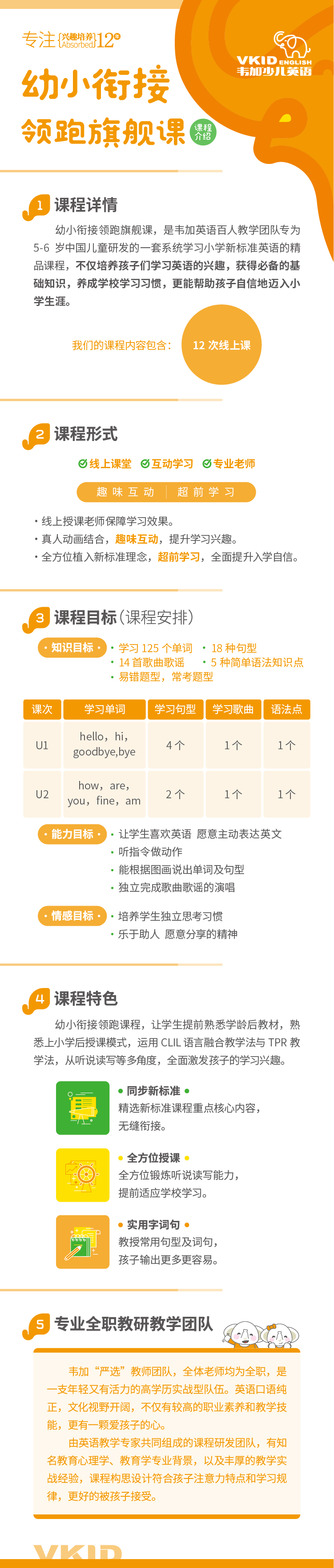 幼小衔接旗舰课