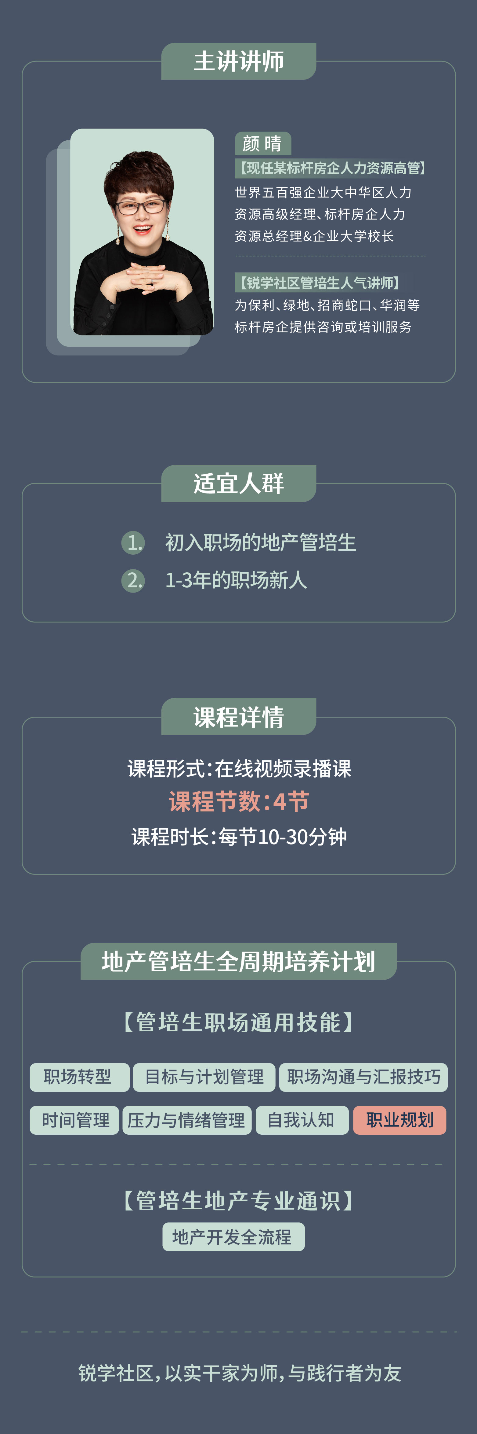 《地产管培生的职业生涯规划》
