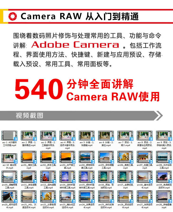 索尼A6400相机摄影、摄影理论及后期技法从入门到精通