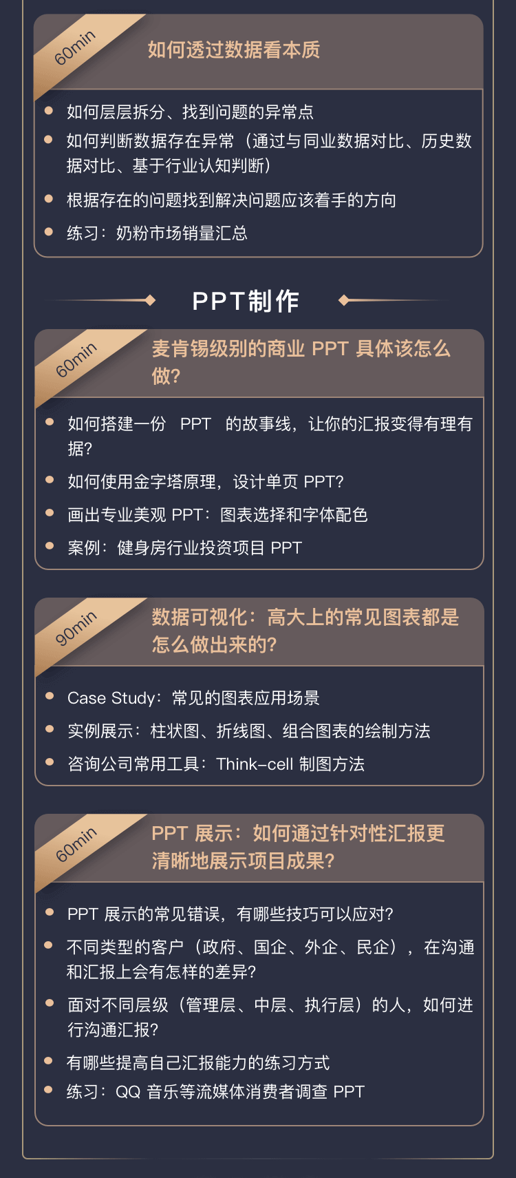 商业分析技能课