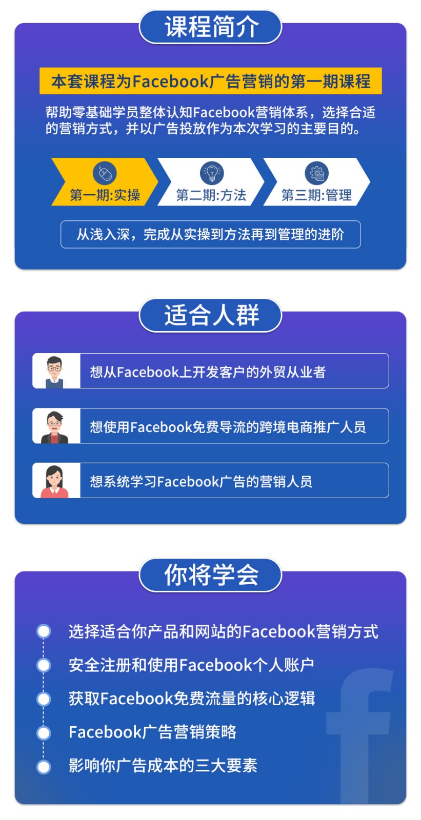 Facebook广告营销实战入门班