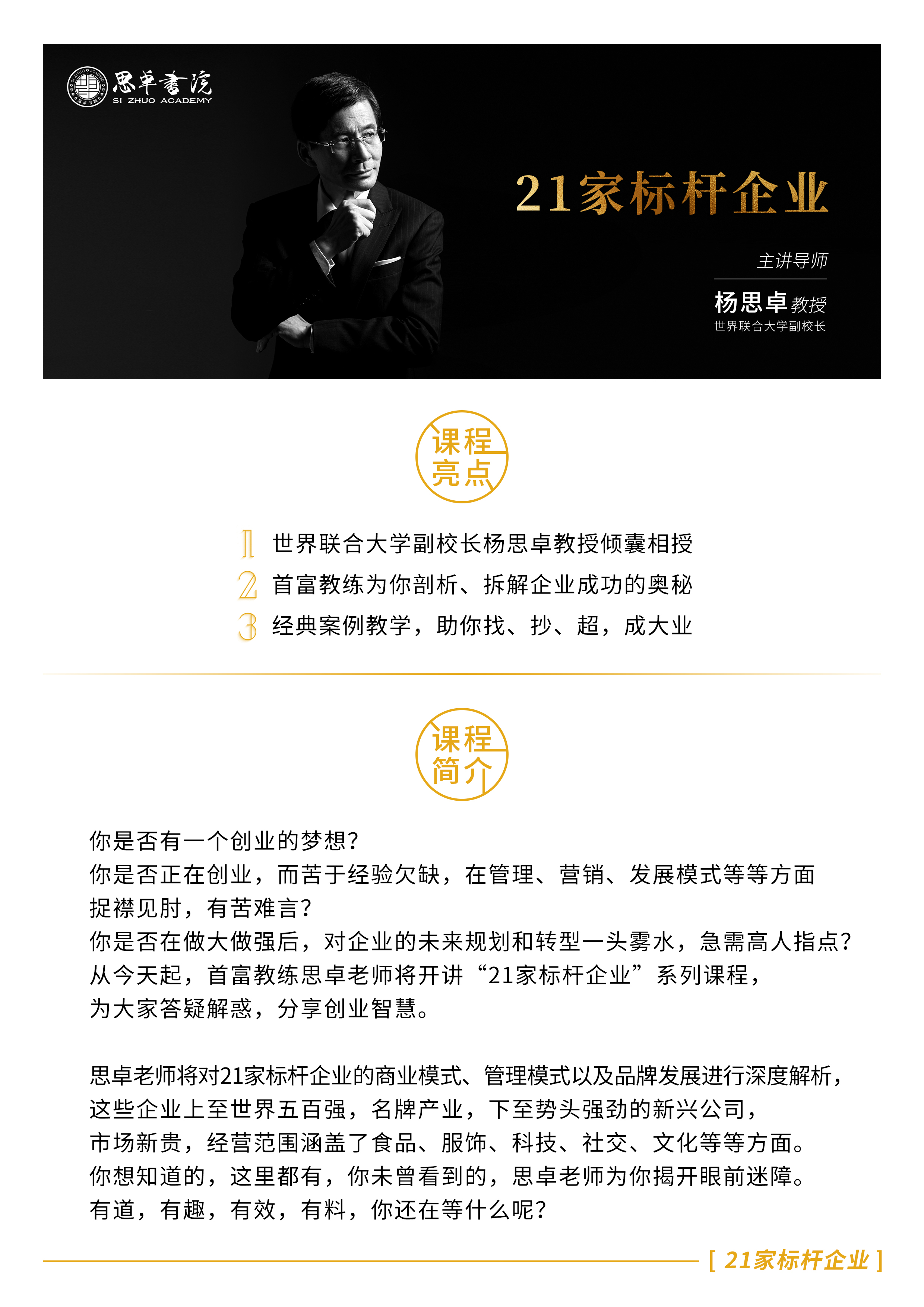 《21家标杆企业》——拆解企业成功奥秘，剖析企业商业模式