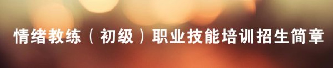 情绪教练(初级)职业技能培训