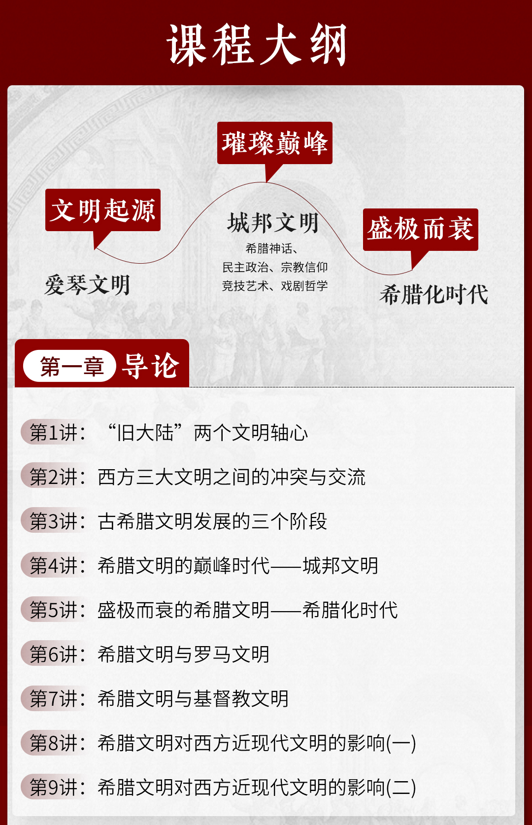 古希腊文明的兴衰:武汉大学赵林教授讲述纵跨两千年西方文明历程