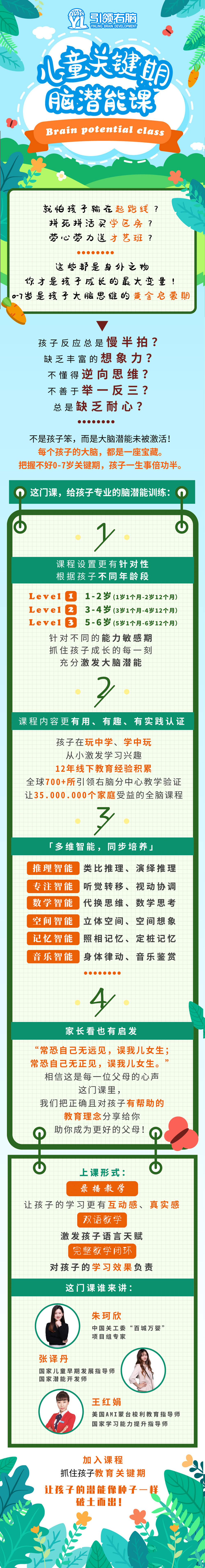 儿童关键期脑潜能课（5-6岁）