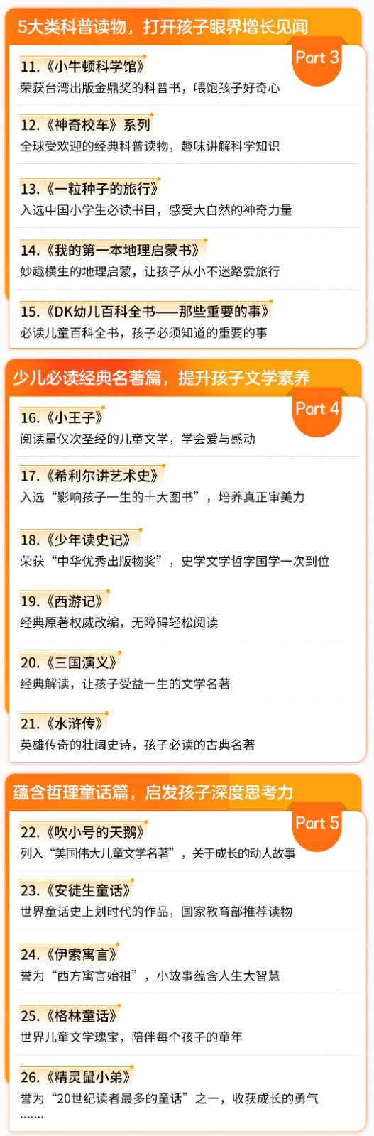 365天少儿阅读能力提升计划