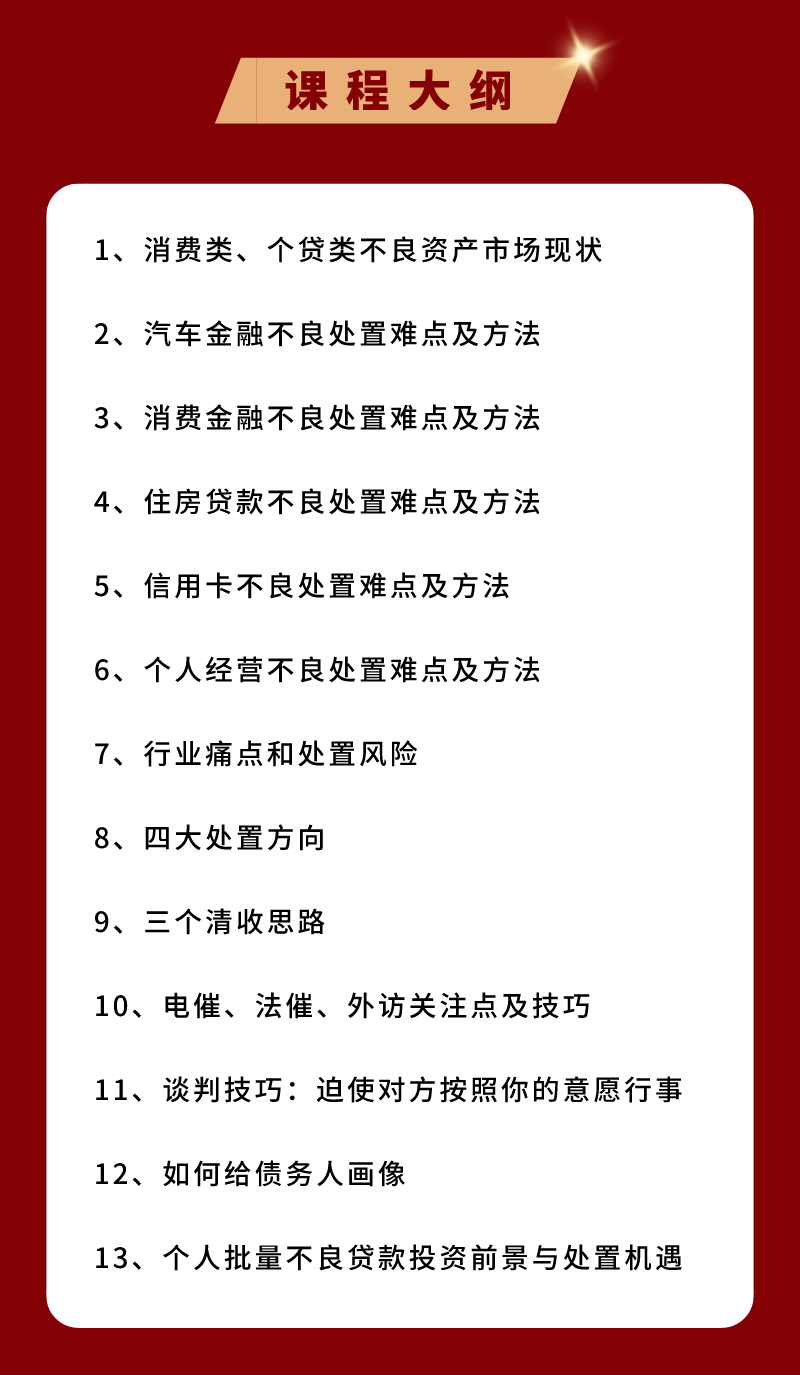 个贷类不良资产处置实务与创新模式