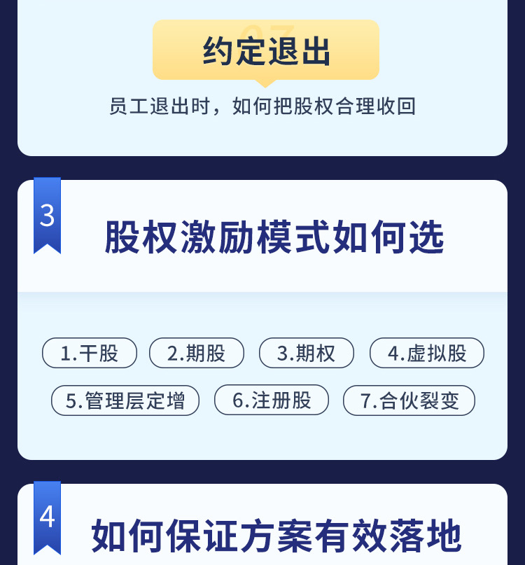 40堂员工股权激励方案设计课
