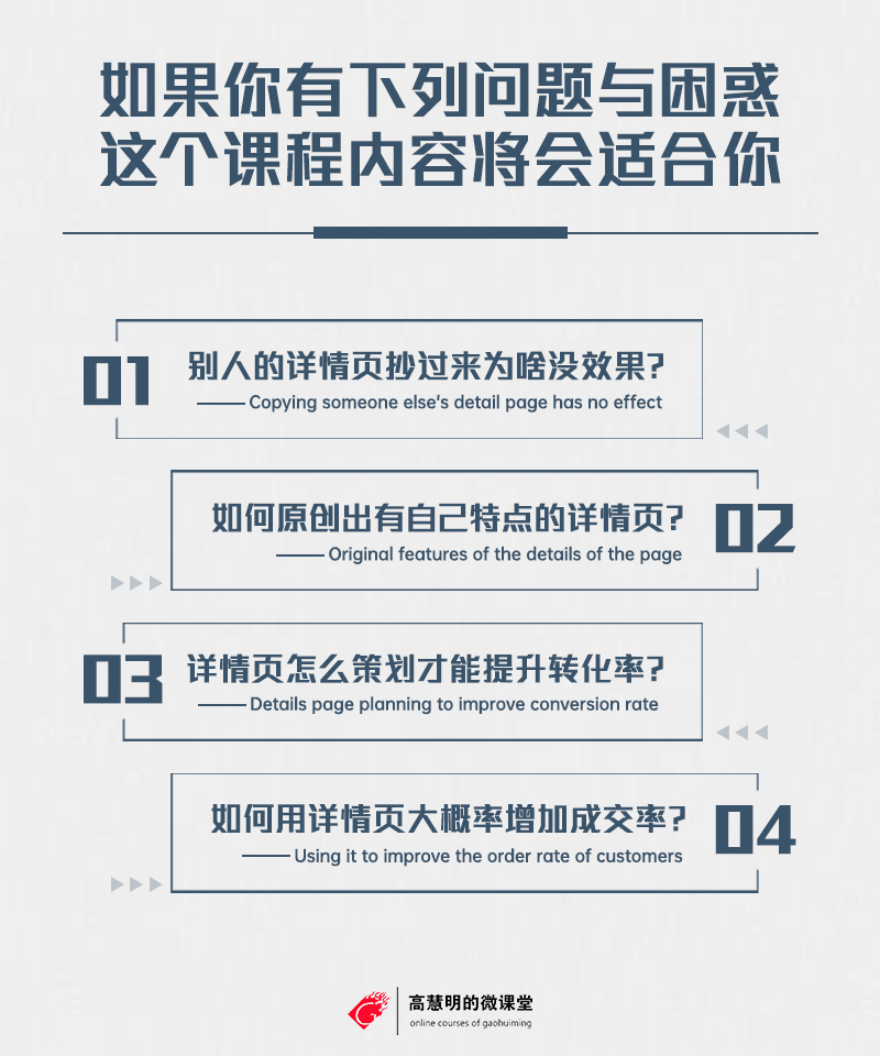 美团、新氧详情页策划-互联网最稀缺技能-0基础电商详情页策划训练营