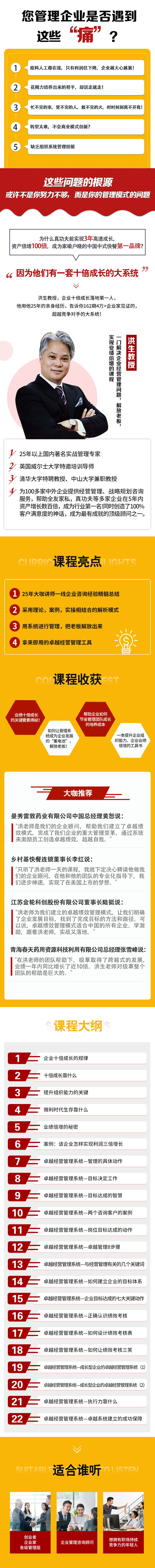 洪生：企业十倍成长大系统
