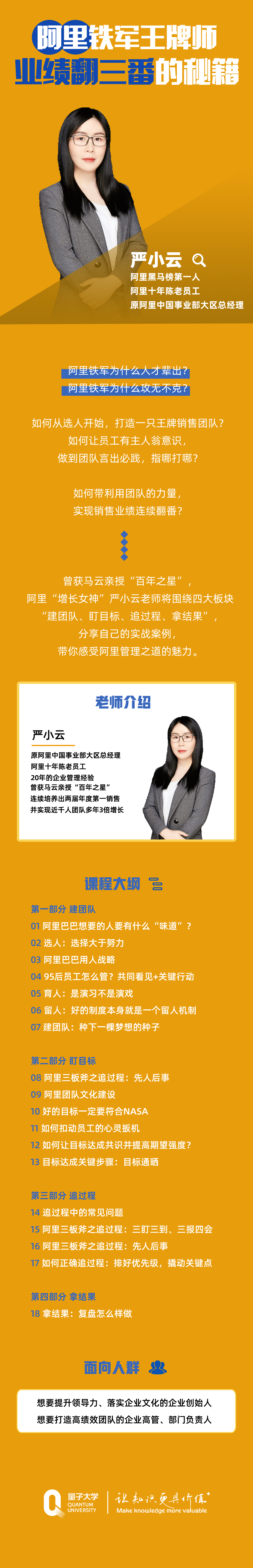 严小云：阿里销售铁军的打造秘籍