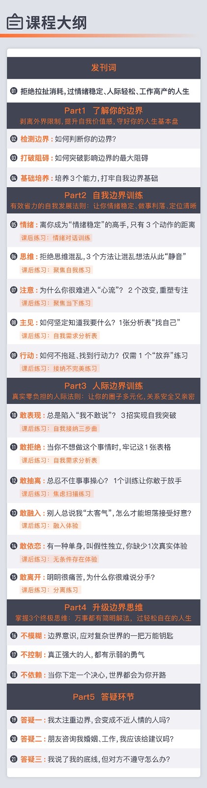 成年人心理边界21讲