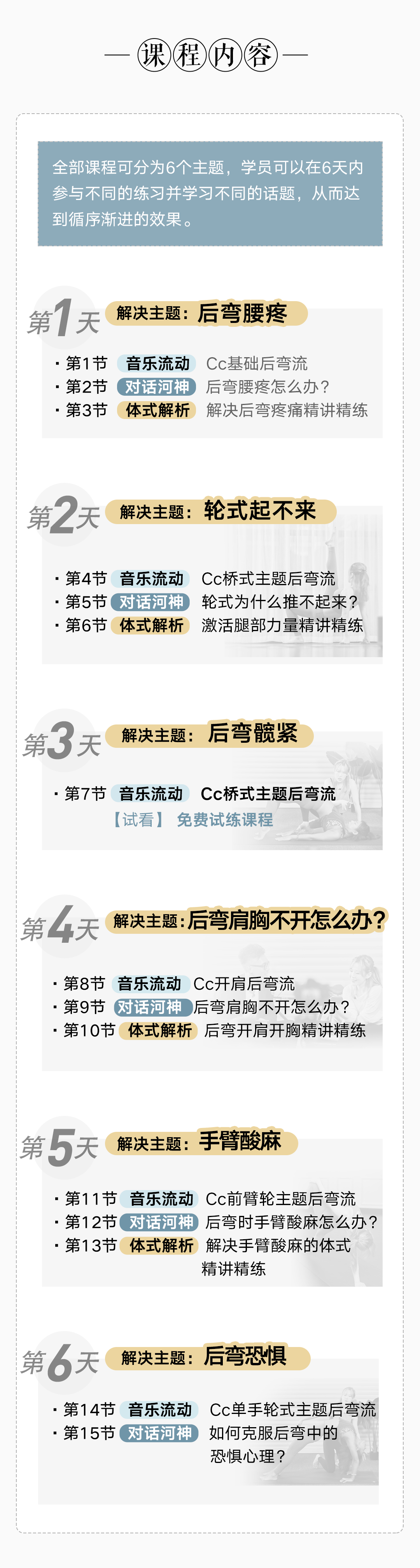 风靡全球的瑜伽后弯,竟有这么多“烦恼”?Will&Cc 15节超值课