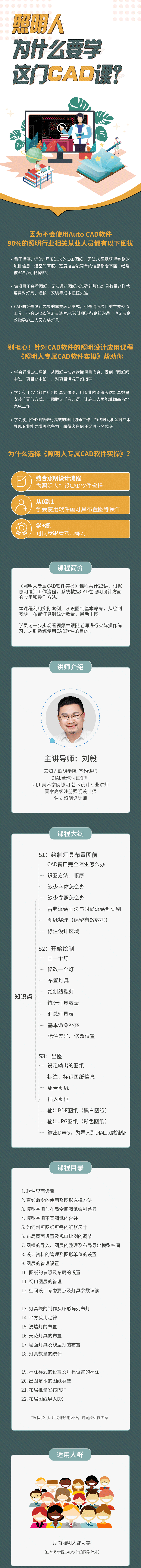 Auto CAD 软件操作与照明设计应用