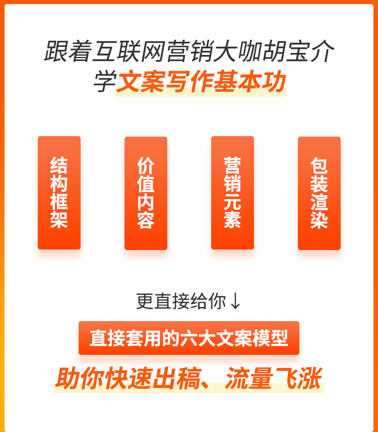 快速文案宝典，给不知道如何写好文案的你。