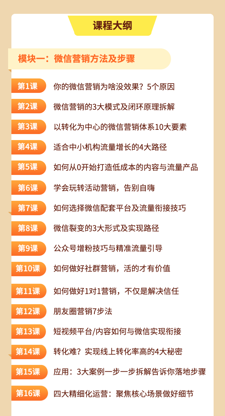 013期-教育机构微信营销系统课
