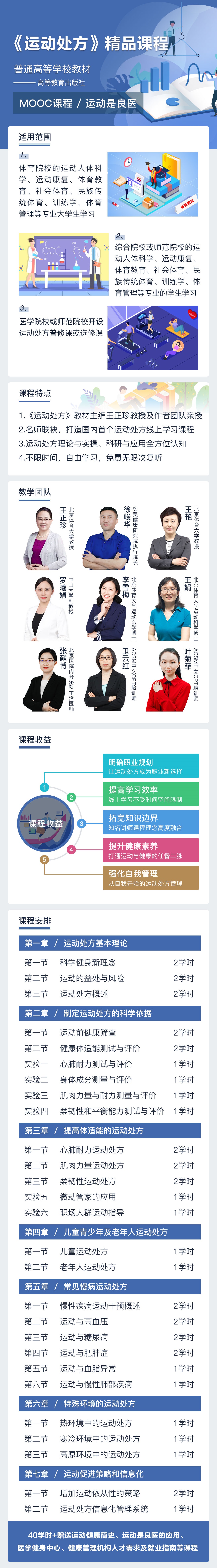 《运动处方》精品课程