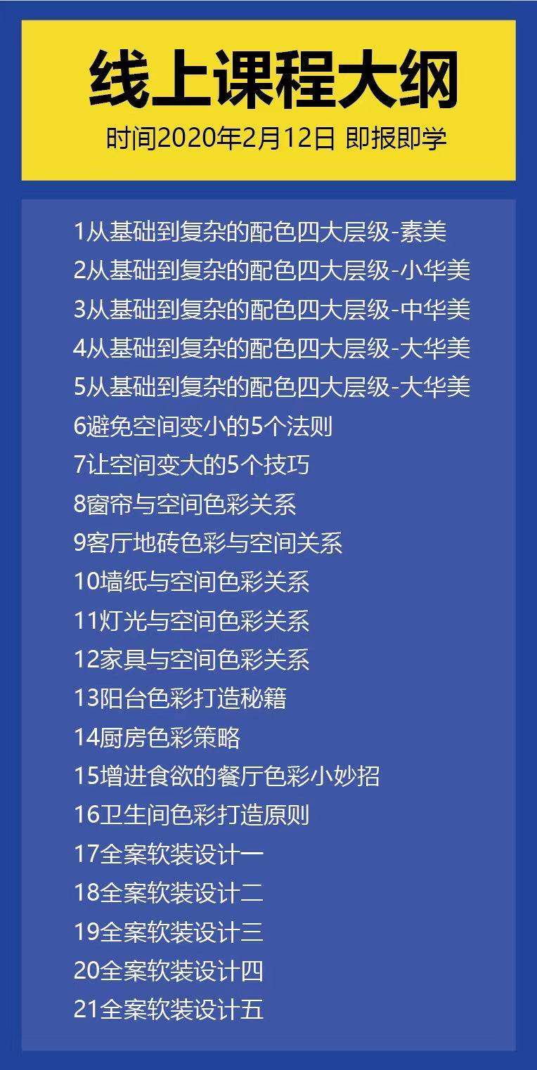 软装学习第一课-精华21讲