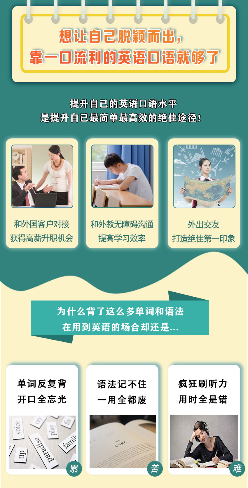 【中美双教】零基础趣味⼝语课：中美双师带你不背单词，不学语法，21天开口说英语