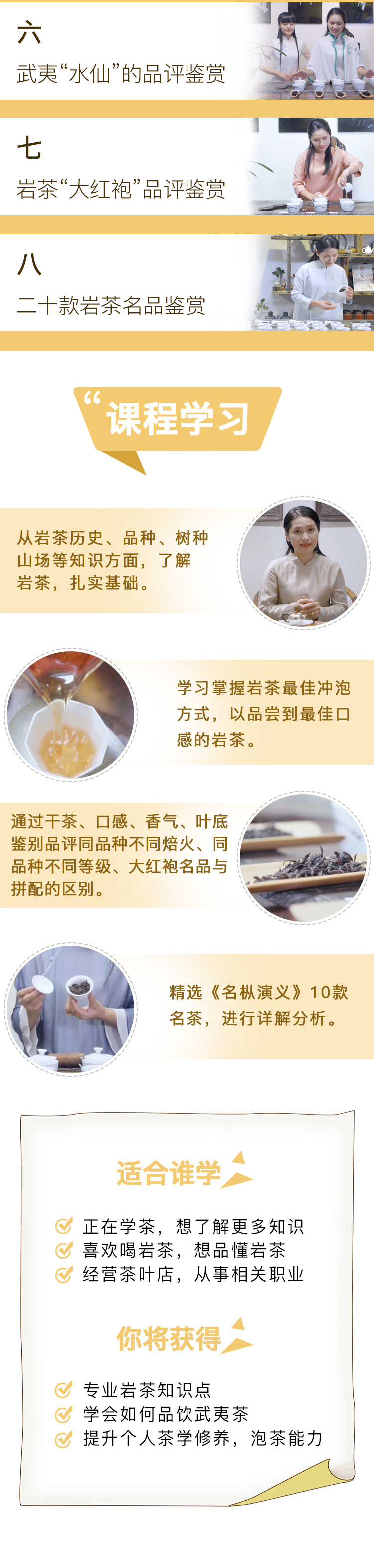 中国茶艺茶道之『武夷岩茶品鉴』教程-从零到行家