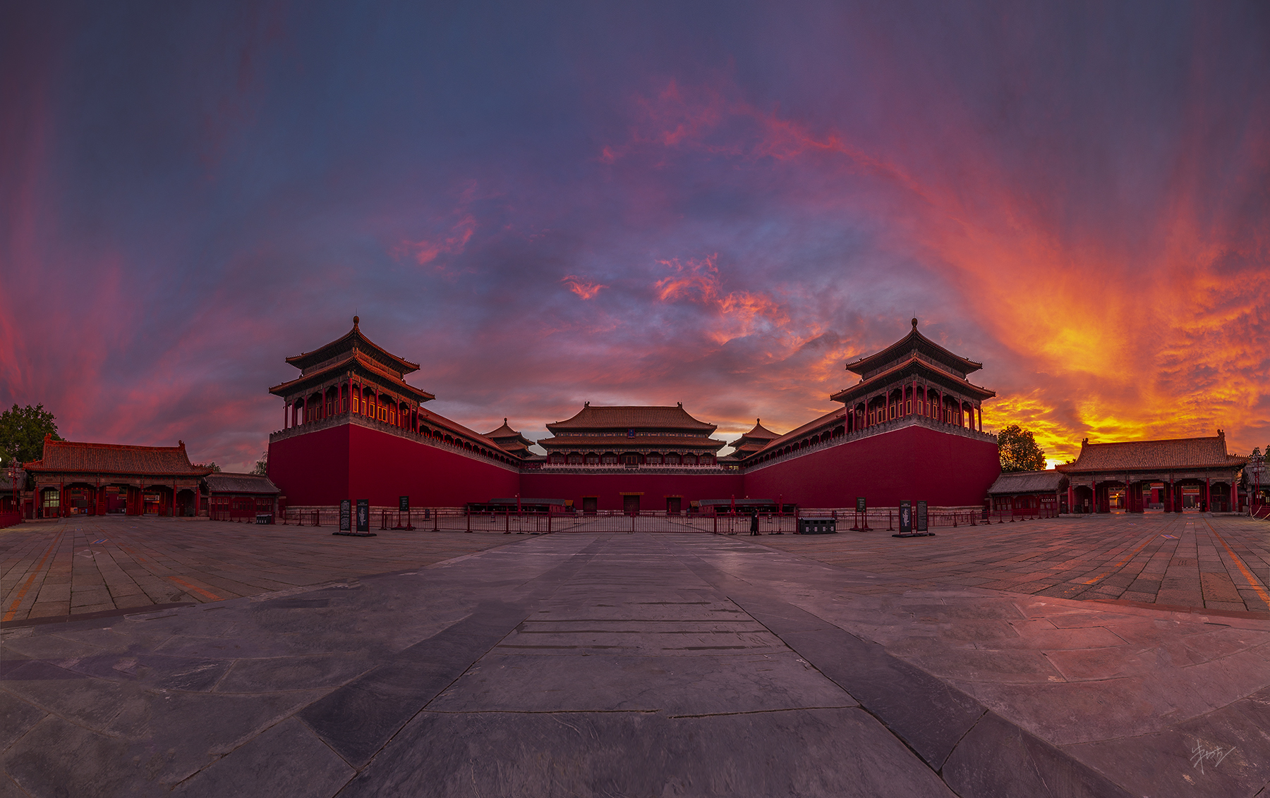 画壁（颐和园）-北京古韵古装摄影