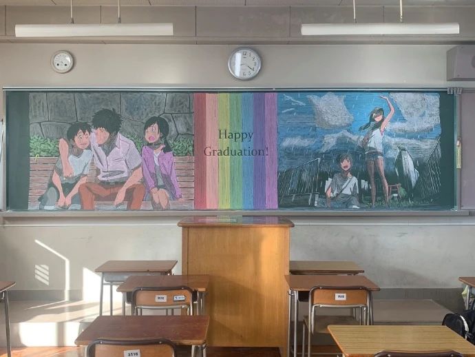 『1-8年级黑板画教学系列』| 基于儿童发展和年级场景应用的黑板画@英国资深艺术家&主班