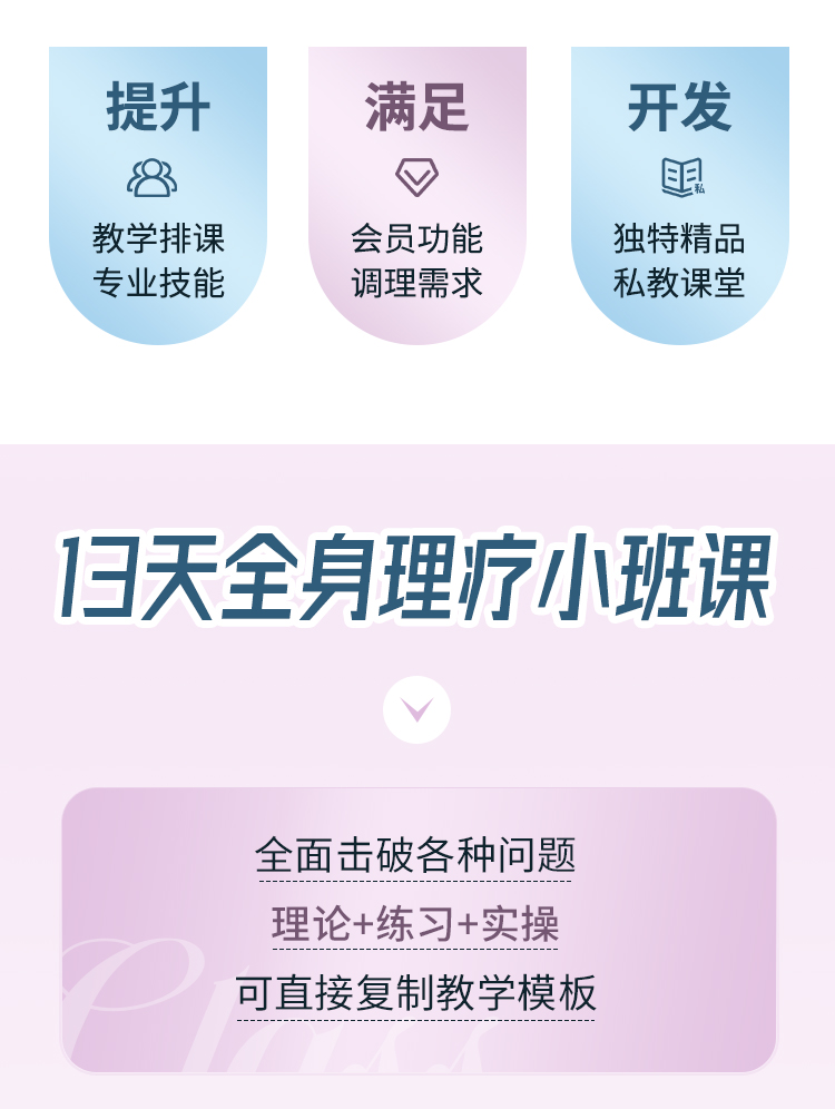 13套全身理疗私教成品课>肩颈 腰背 臀腿 足踝
