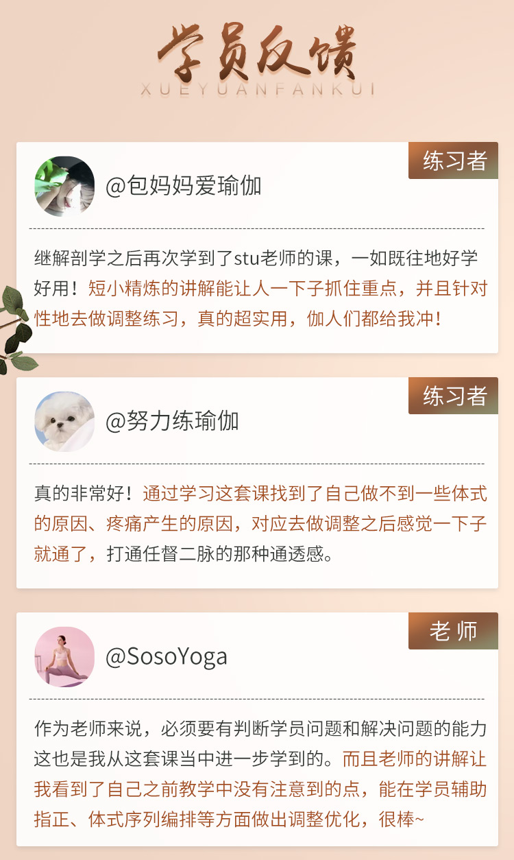 伽人必修·大师精品系列【瑜伽损伤预防与改善】