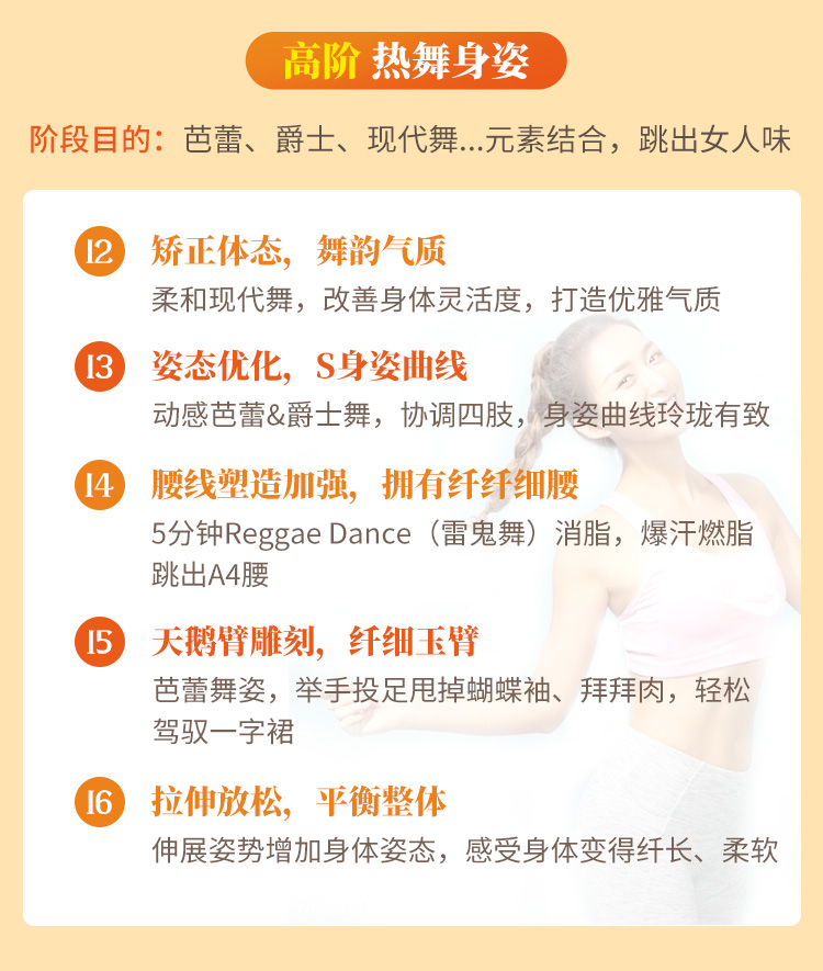 明星私教的热舞瘦身课：每天10分钟，练出优雅轻盈体态