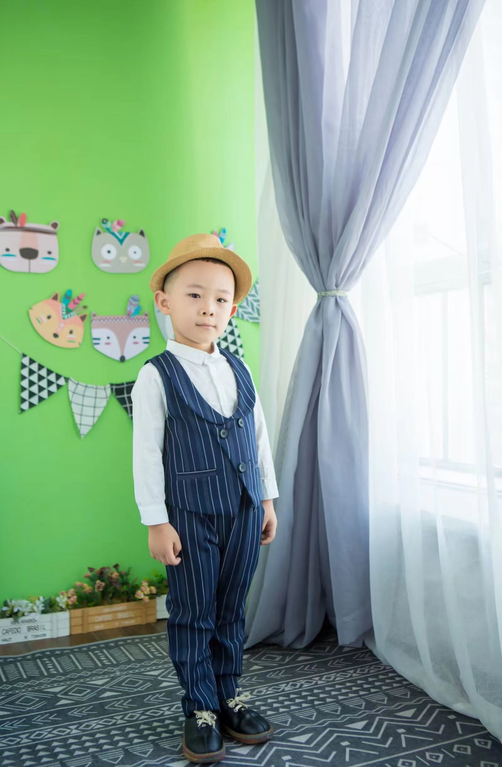 大元元的潮流瞬间：童真与时尚的完美结合